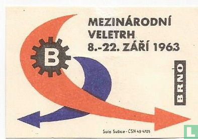 Mezinárodni veletrh 8.-22. zari 1963 Brno