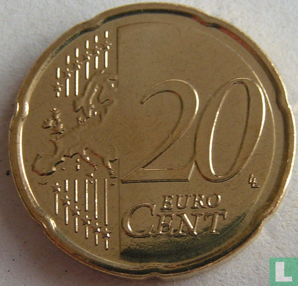 Netherlands 20 cent 2015