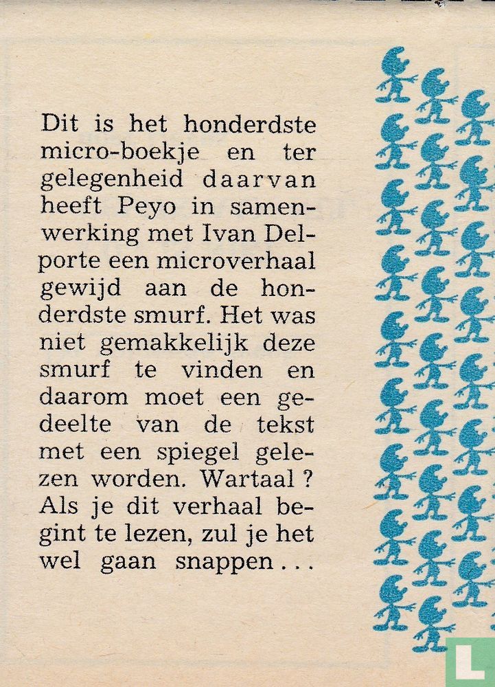 De honderdste Smurf