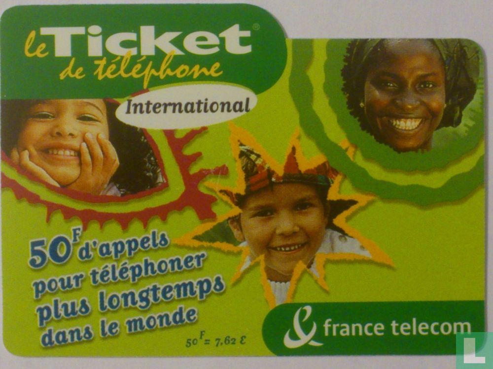 Le ticket de téléphone - France Télécom - LastDodo