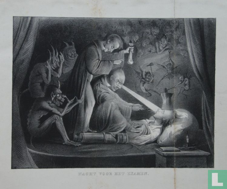 NACHT VOOR HET EXAMEN.