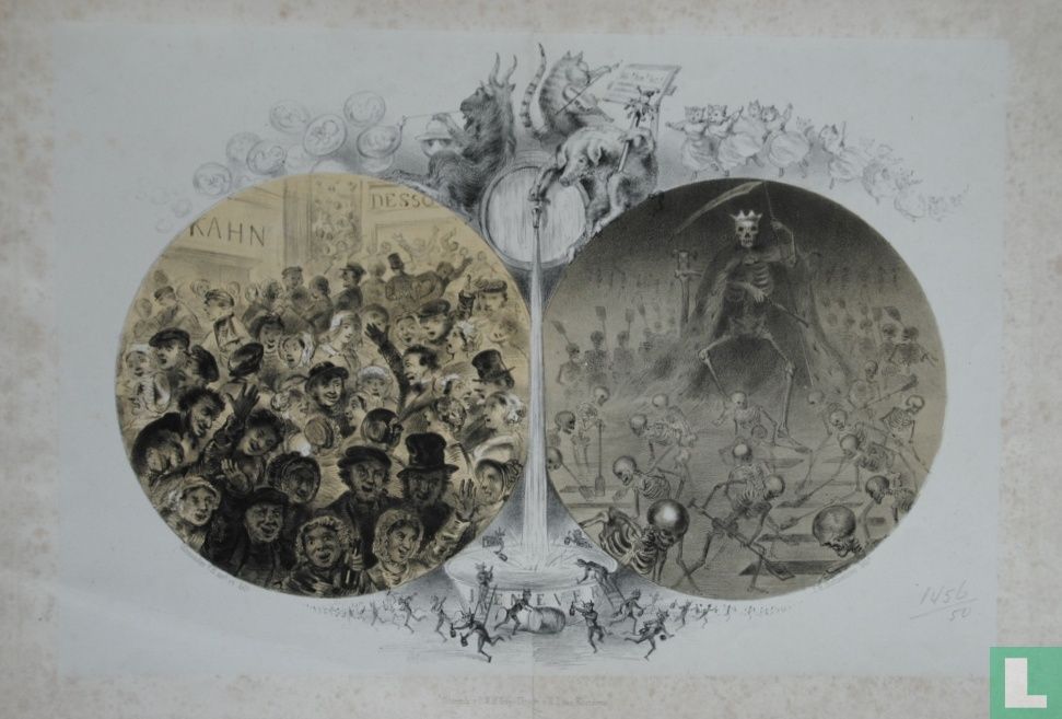 Spotprent op de Jenever