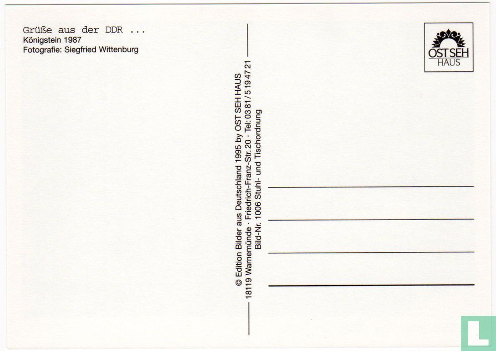 Grüße aus der DDR - Königstein 1987