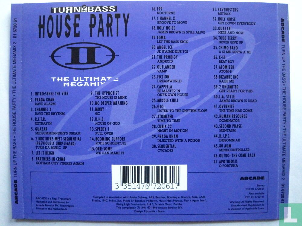 House Party II - The Ultimate Megamix CD 01 6720 61 (1991
