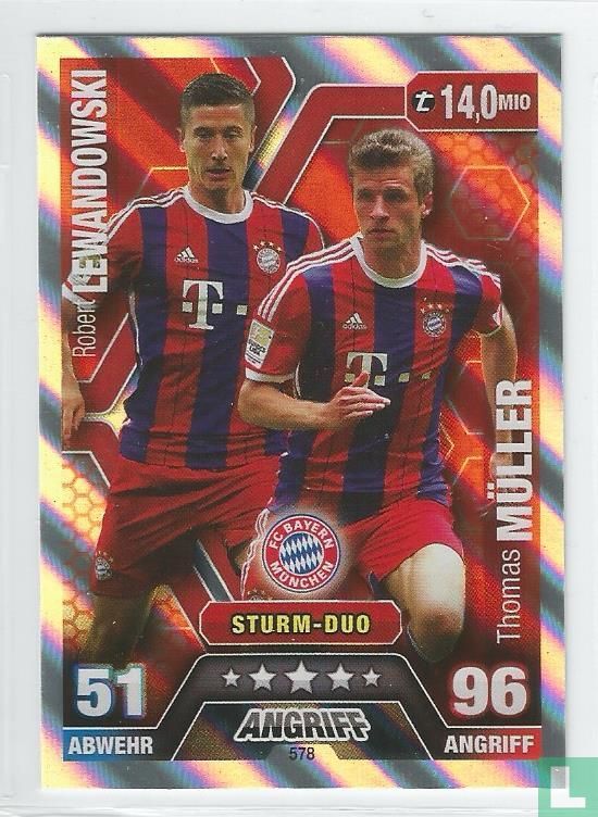 Robert Lewandowski en Thomas Müller