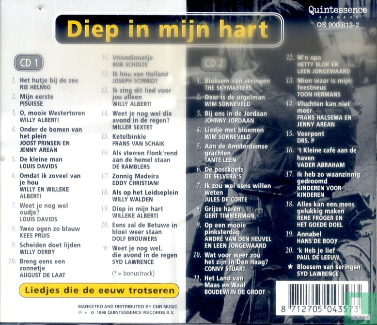 Diep in mijn hart - Liedjes die de eeuw trotseren