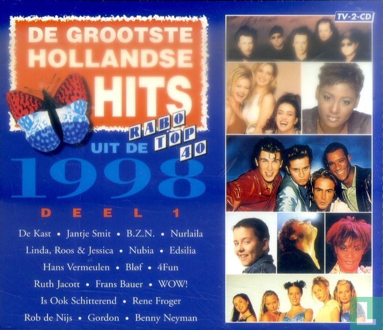 Hervat Betrouwbaar royalty De grootste Hollandse hits uit de Rabo Top 40 1998 #1 CD DNCD 1597 (1998) -  Diverse artiesten - LastDodo