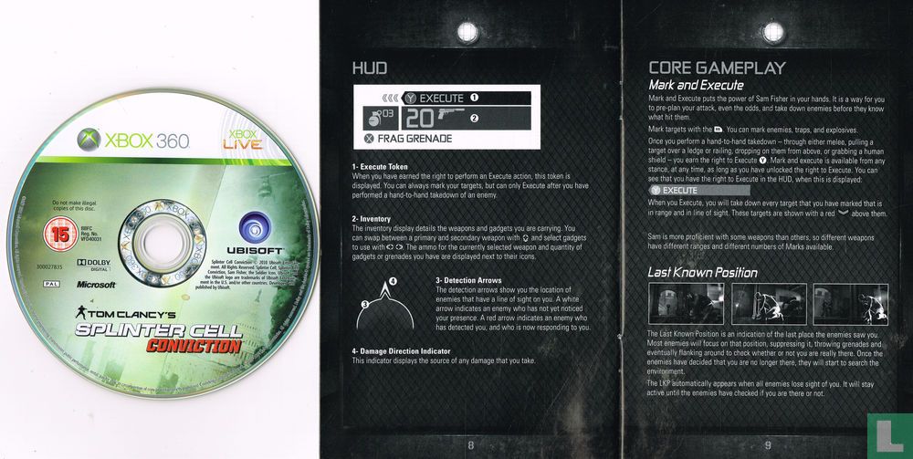 Tom Clancy's Splinter Cell: Conviction Shadow Edition