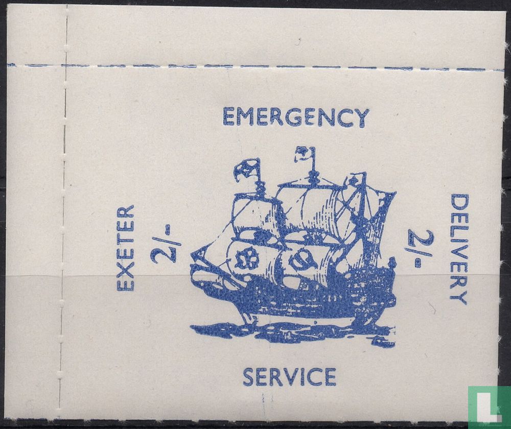 Poststaking 1971 Exeter Noodpost