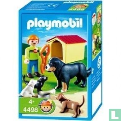 Playmobil Jongen met honden Geobra Stiftung & Co.KG - LastDodo