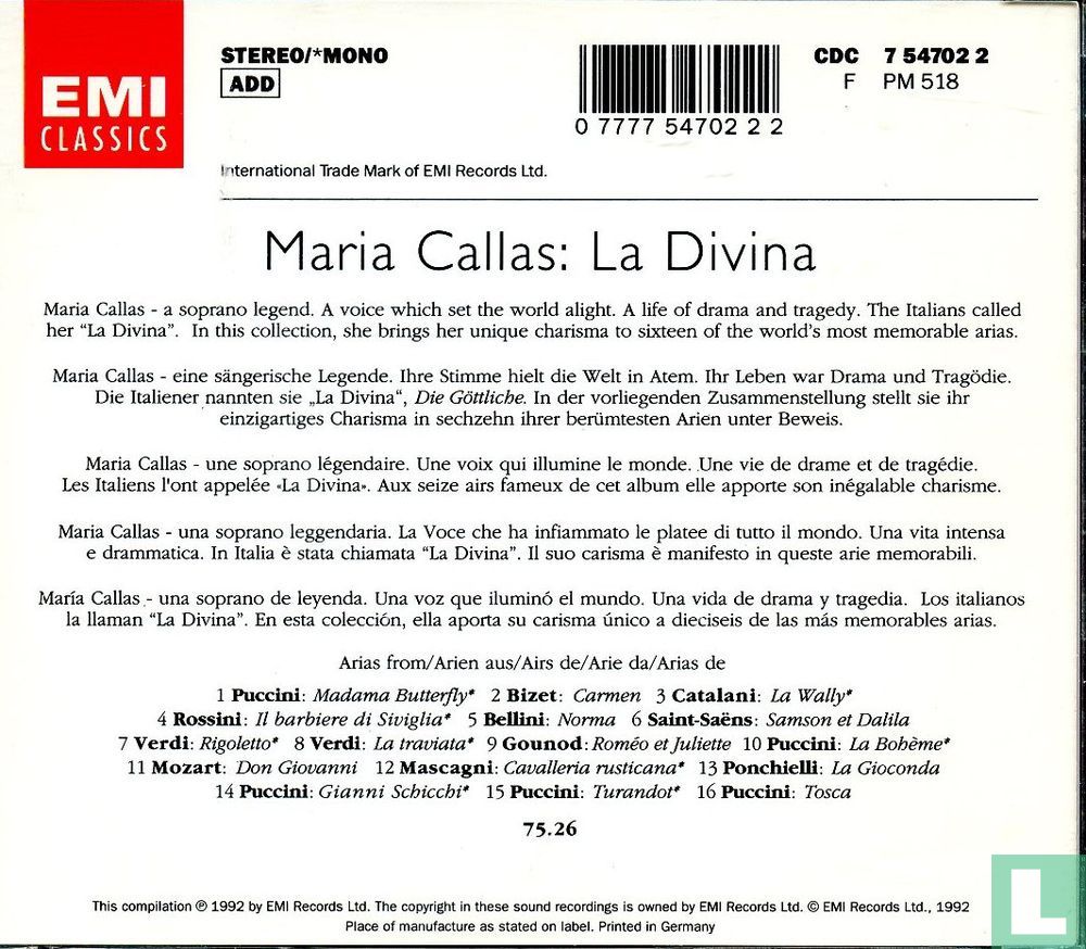 Callas - La Divina