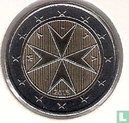 Malte 2 euro 2015