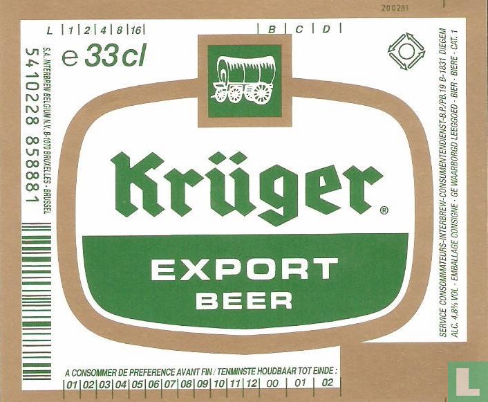 Kruger Export Beer