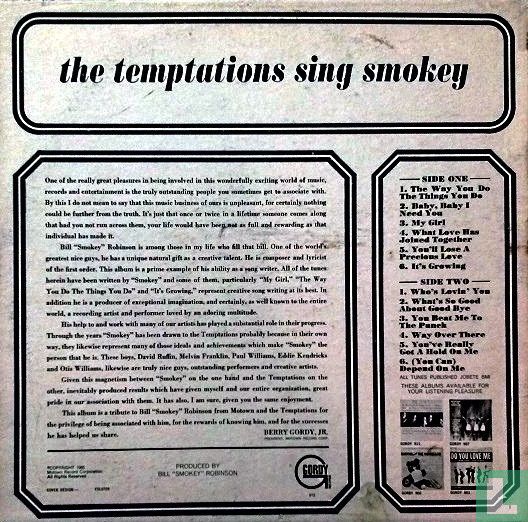 The Temptations Sing Smokey