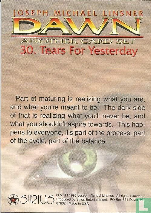 Tears For Yesterday