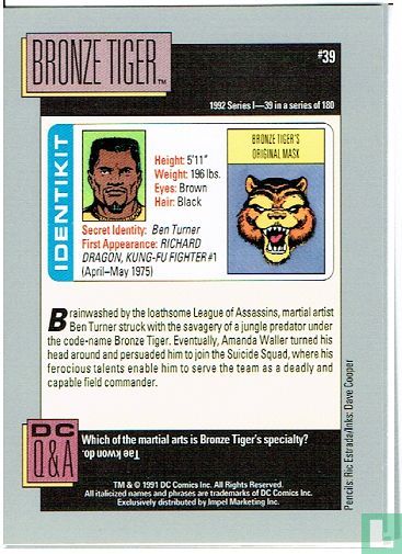 Bronze Tiger