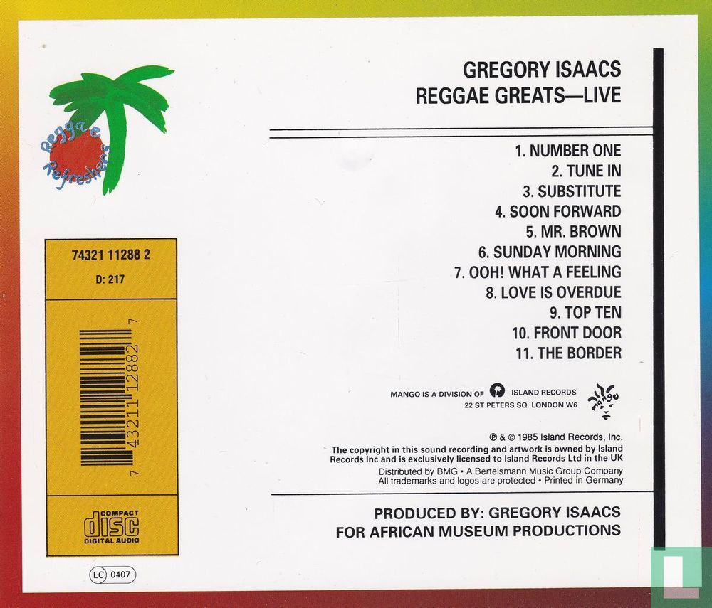 Reggae Greats - Live