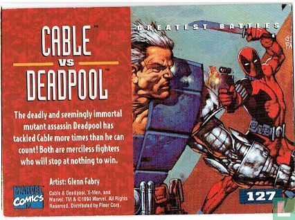 Greatest Battles: Cable vs. Deadpool