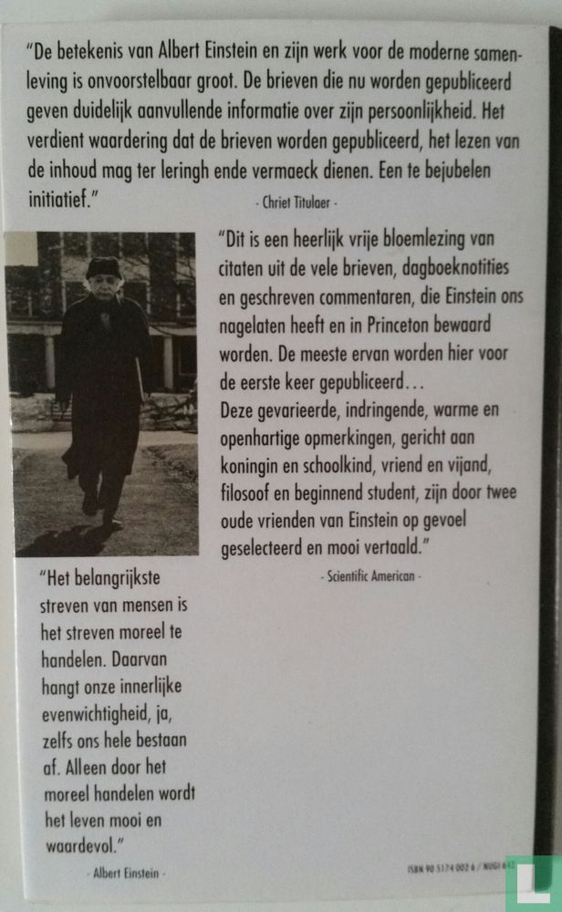Hoogachtend, Albert Einstein