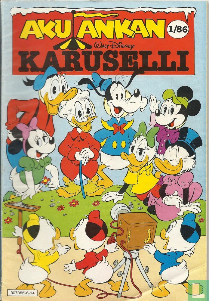 Aku Ankan Karuselli 14 14 1986 Aku Ankan tijdschrift LastDodo