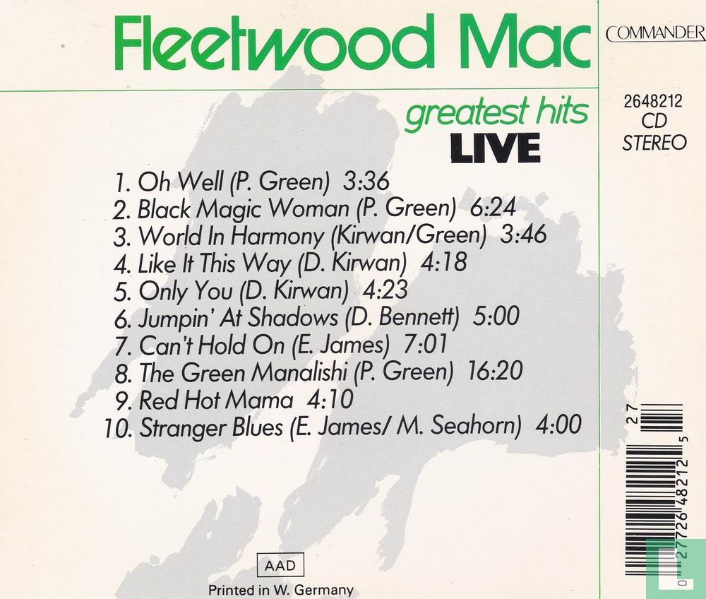 Greatest Hits Live