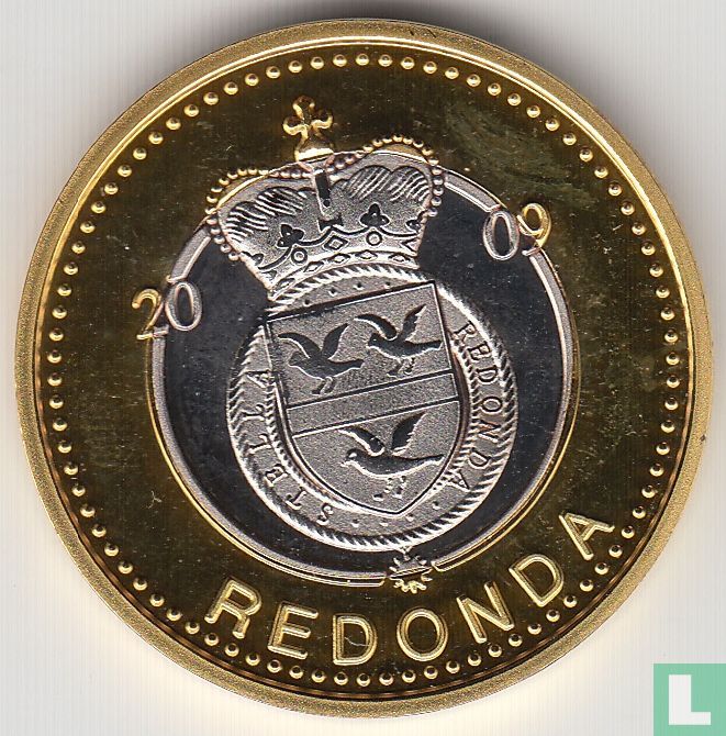 Redonda 5 dollars 2009