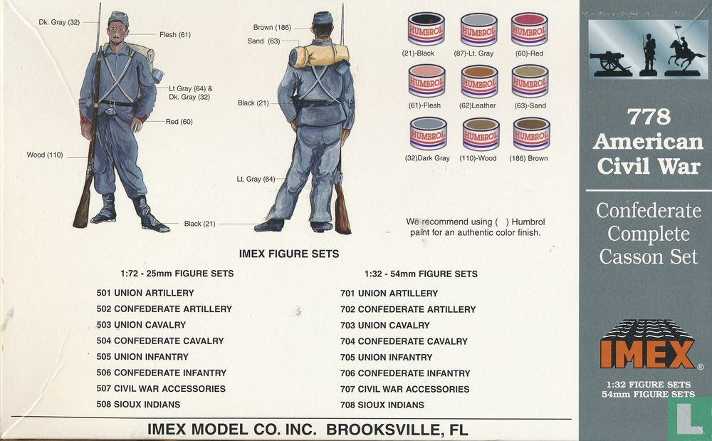 Confederate Complete Casson Set