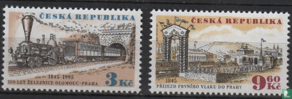 Eisenbahn Olmütz-Prag