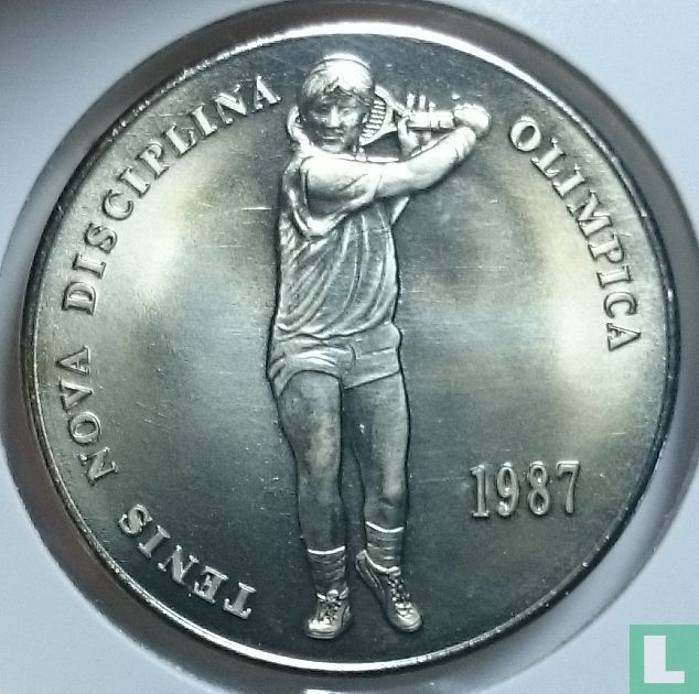 Andorra 2 Diner 1987 "Tennis neue olympische Disziplin"