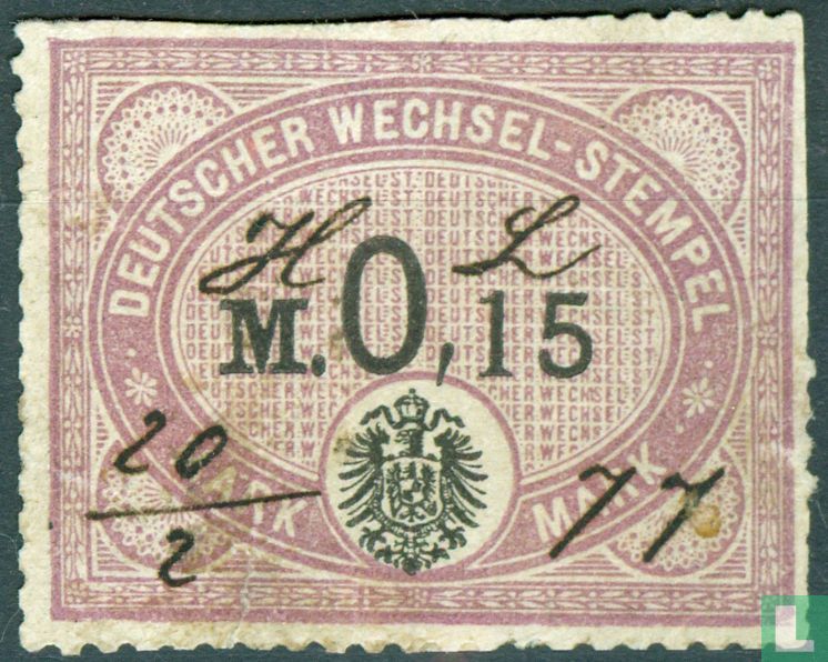 Modèle Deutscher Wechsel-Stempel