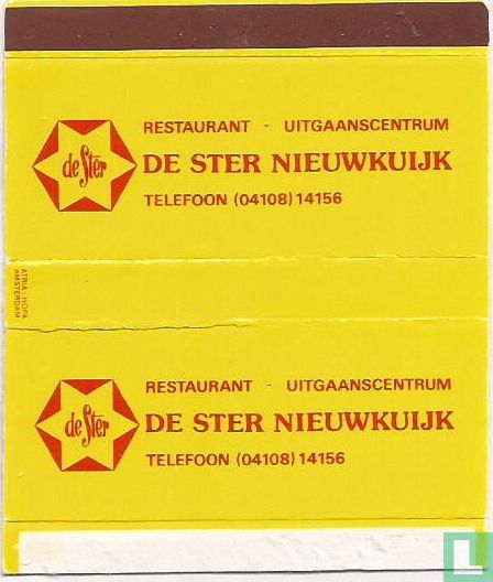 Restaurant Uitgaanscentrum De Ster Nieuwkuijk