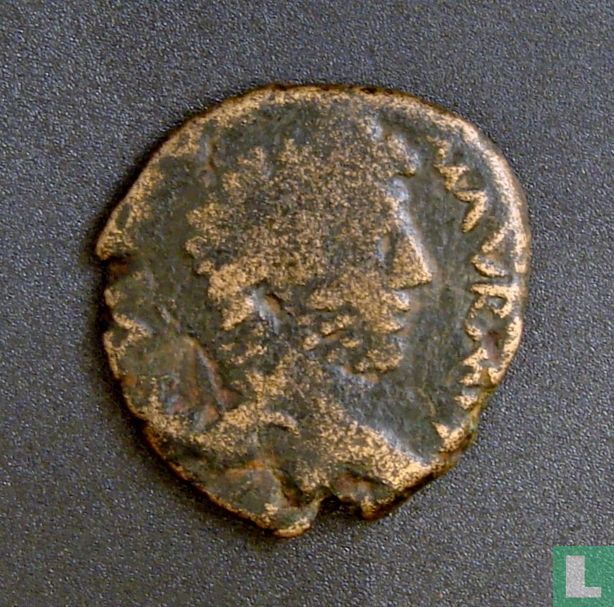 Romeinse Rijk, AE18, 198-217, Caracalla, Carrhae, Mesopotamia