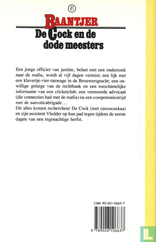 De Cock en de dode meesters