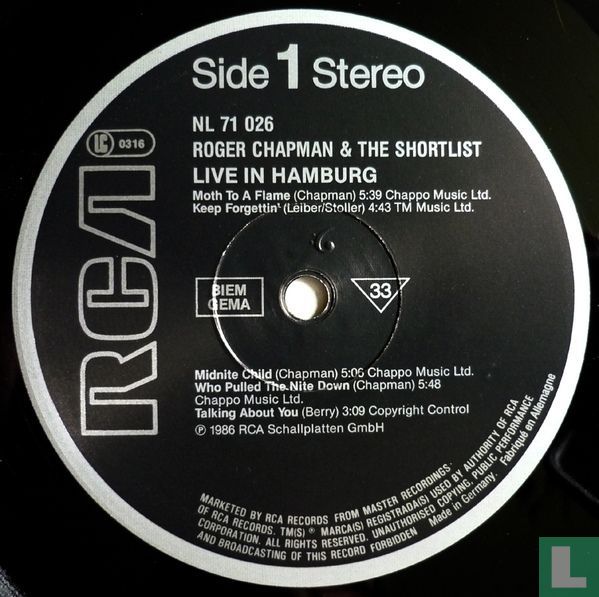 Live in Hamburg