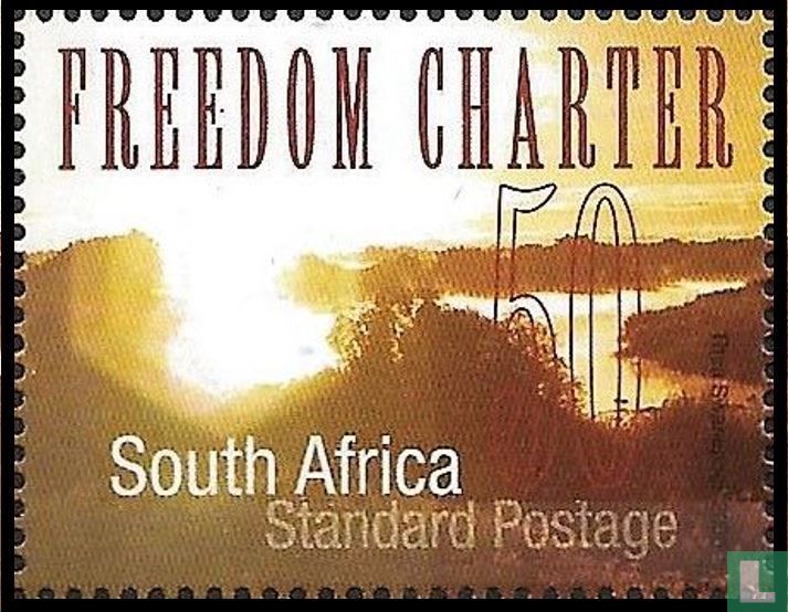 50 jaar Freedom Charter Standard Postage (2005) - Zuid-Afrika - LastDodo