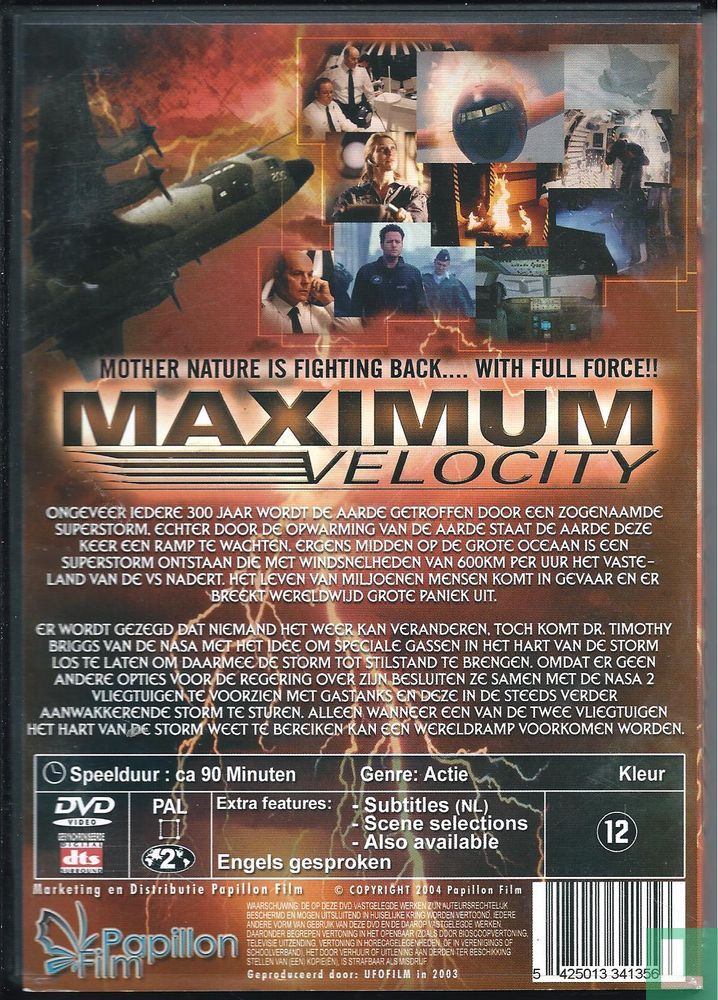 Maximum velocity