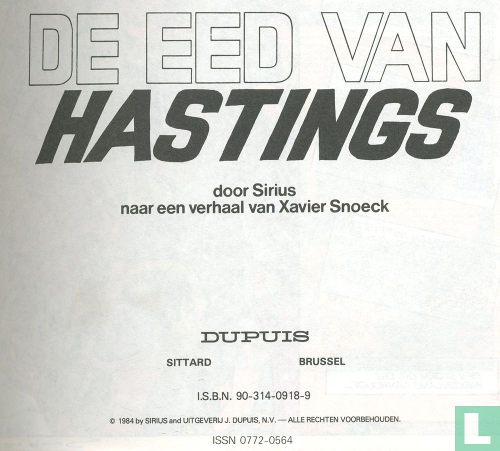 De eed van Hastings