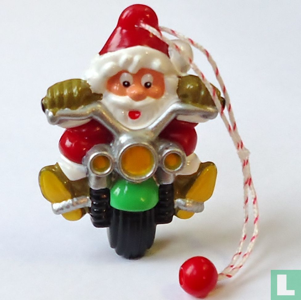 Père Noël à moto