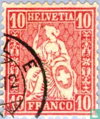 Seated Helvetia
