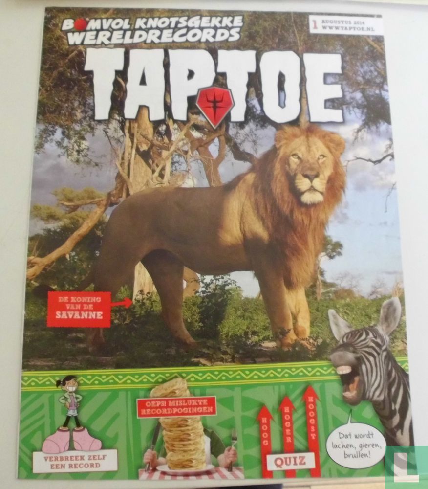 Taptoe cover aug. 2014