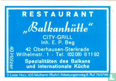 Restaurant "Balkanhütte" - E.P. Beg
