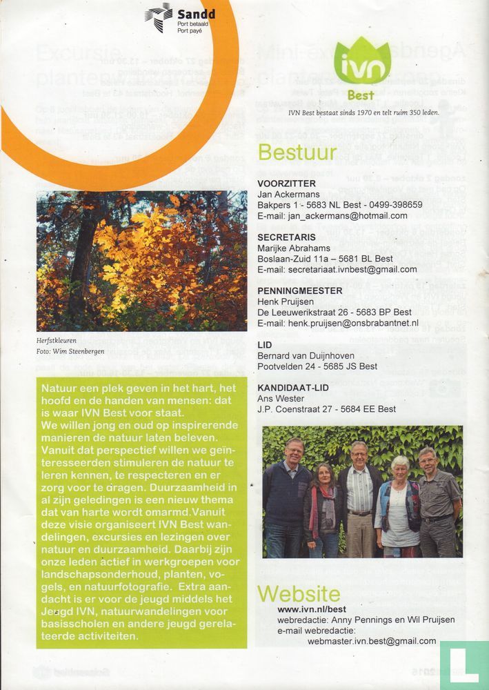 Seizoenblad IVN Best