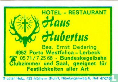 Haus Hubertus - Ernst Dedering