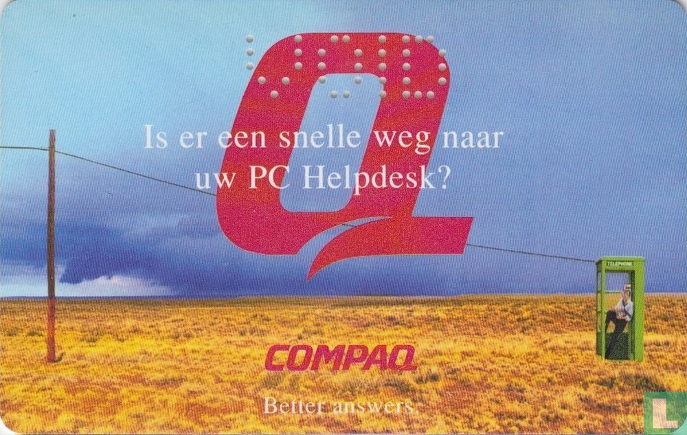 Compaq PC Helpdesk kaart
