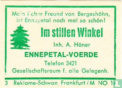Im stillen Winkel - A. Höner