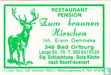 Zum braunen Hirschen - Erwin Gemmeke