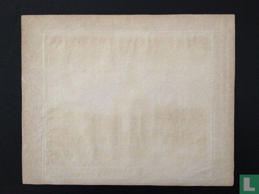 Gezigt van de blaauwe Poort, waar op het Collegium Pharmaceuticum