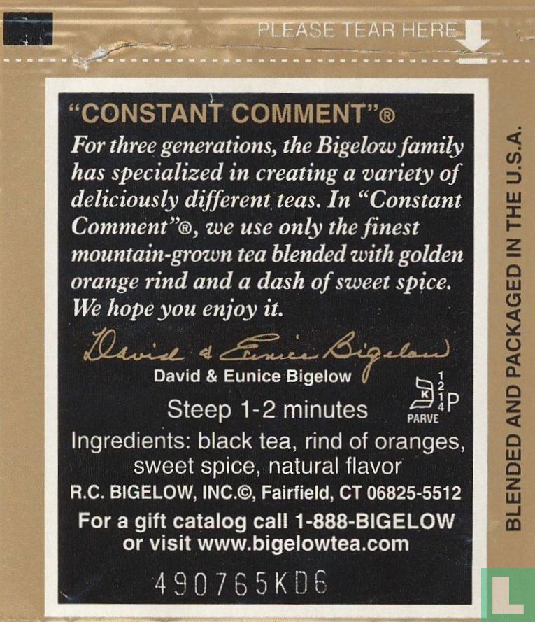 "Constant Comment" [r]