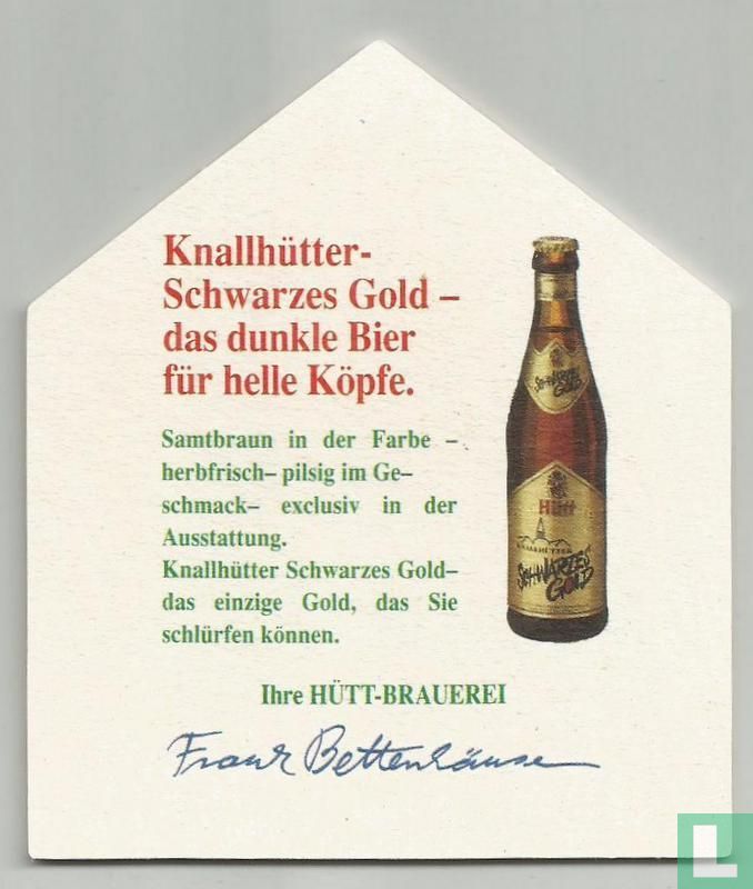 Knallhütter-Schwarzes Gold-das dinkle Bier für helle Köpfe. - Deutschland -  LastDodo