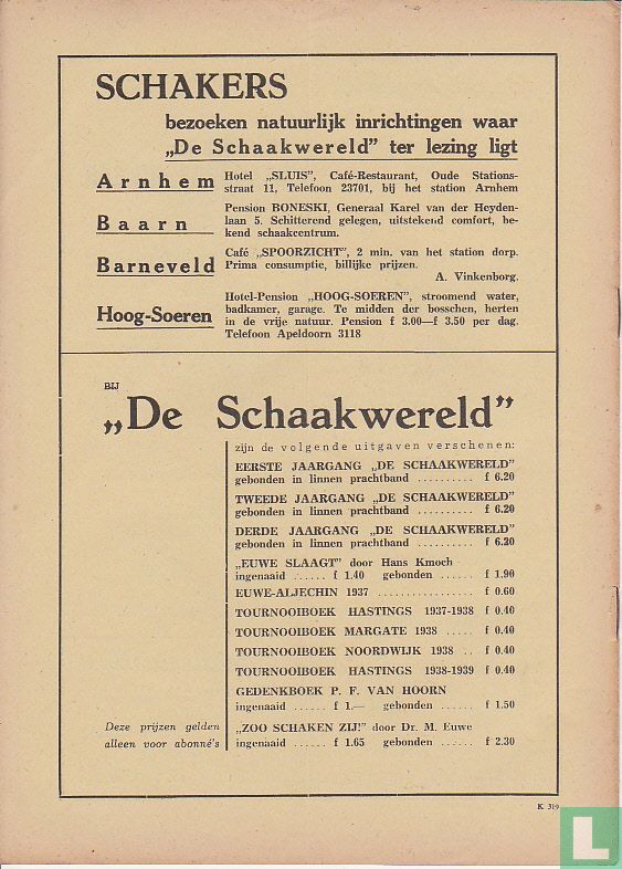 De Schaakwereld 8